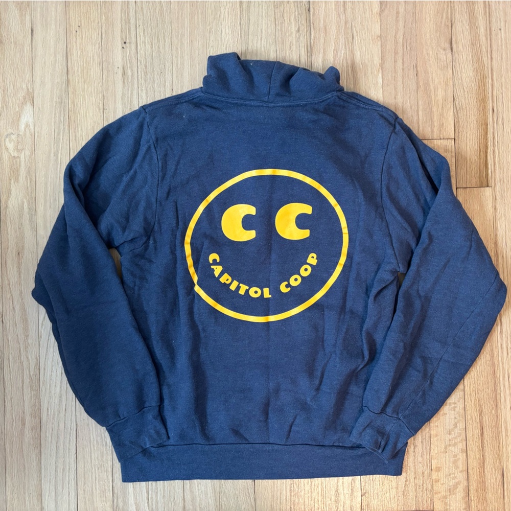 Bella Canvas Blue Hoodie from Bicycle Shop | Size Medium